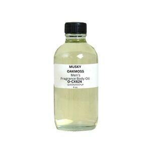 Musky Oakmoss (Men) Body Oil 4 oz Fragrance All Natural Scent